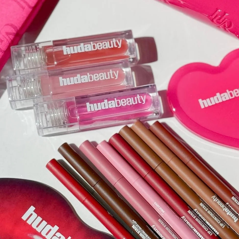 8Color Lip Liner Pen Set Long-Lasting Waterproof Sweatproof Easy Coloring Non-Fading Color Rendering Lip Gloss Set Beauty Makeup