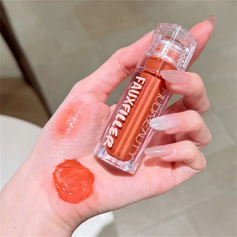 8Color Lip Liner Pen Set Long-Lasting Waterproof Sweatproof Easy Coloring Non-Fading Color Rendering Lip Gloss Set Beauty Makeup