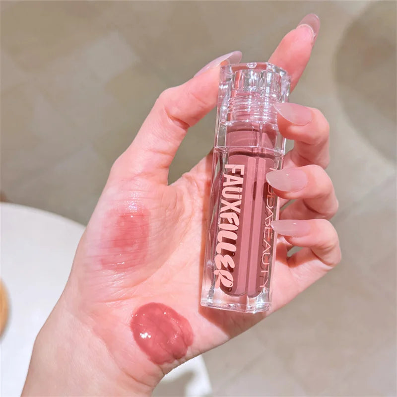 8Color Lip Liner Pen Set Long-Lasting Waterproof Sweatproof Easy Coloring Non-Fading Color Rendering Lip Gloss Set Beauty Makeup