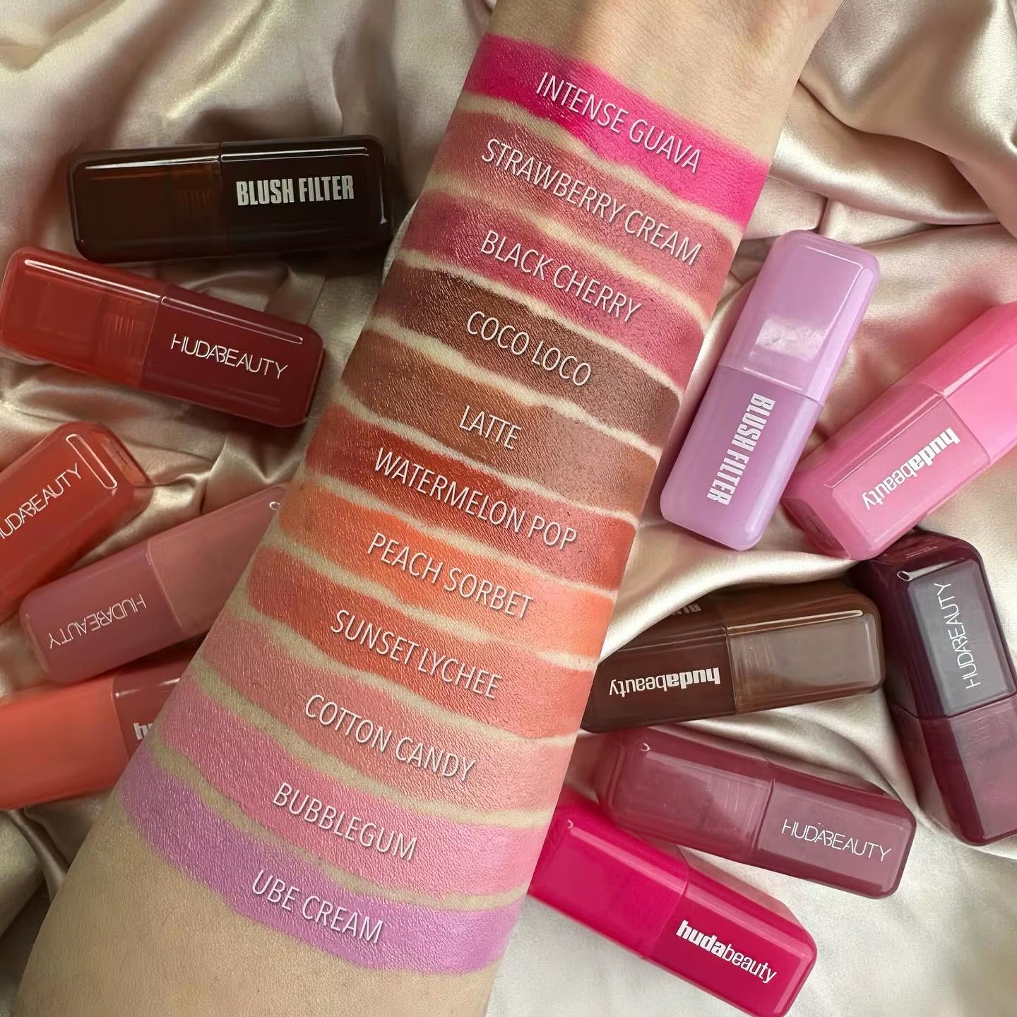 Blush Filter Soft Glow Liquid Blush Shiny Lip Gloss Blusher Lipstick Cotton Candy Bubblegum Concealer Cosmetics